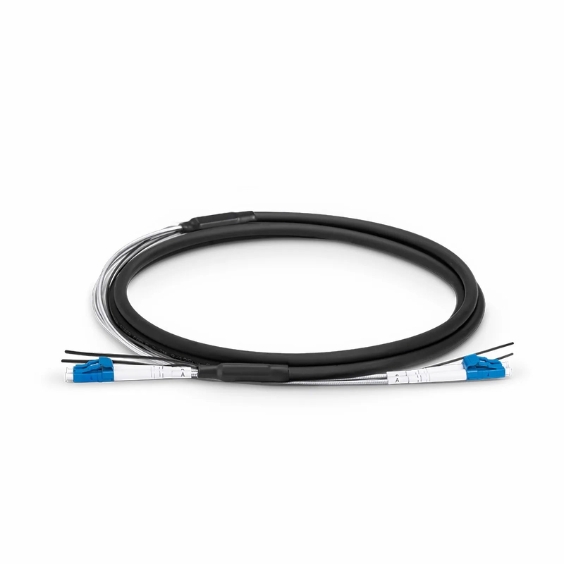 50m (164ft) LC UPC to LC UPC Duplex OS2 Single Mode 7.0mm LSZH FTTA Outdoor Fiber Patch Cable for Base Station