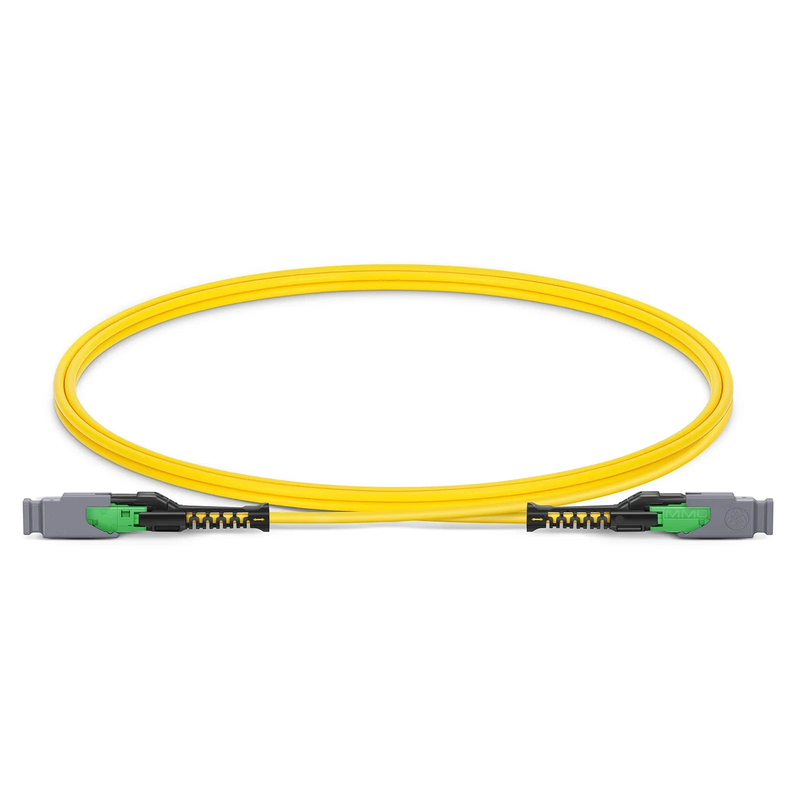 1m (3ft) MMC Jumper, MMC-16 APC (Female) to MMC-16 APC (Female), 16 Fibers, Single Mode (OS2), Plenum (OFNP), 0.35dB Max, Jumper Polarity, Yellow
