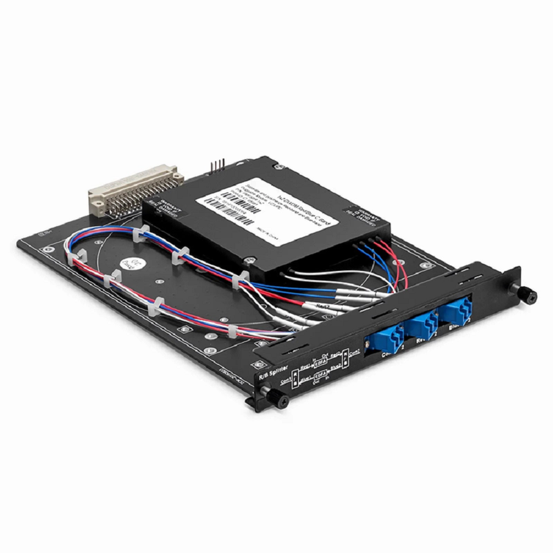FSBR-1x2, Customized 1 x 2 Single Fiber DWDM Splitter Red/Blue C-band Filter