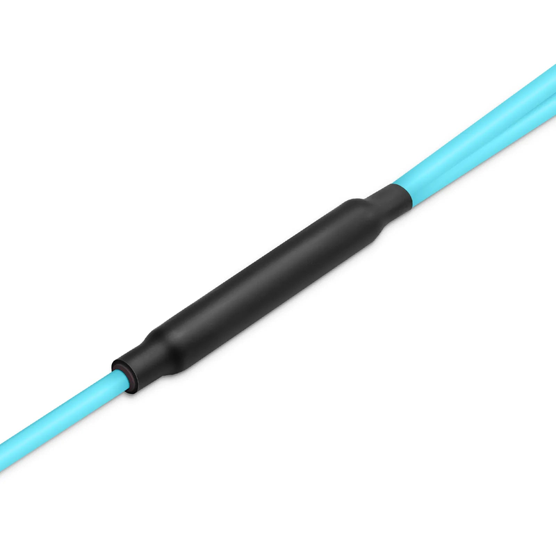NVIDIA/Mellanox MFP7E20-N001 Compatible 1m (3ft) MTP® Breakout Cable, MTP®-12 APC (Female) to 2 x MTP®-4 APC (Female), 8 Fibers, Multimode (OM3), Dual Rated (OFNR/LSZH), 0.35dB Max, Type B, Aqua