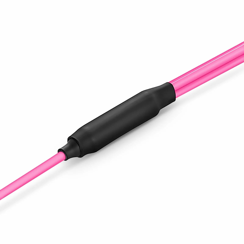2m (7ft) MTP® Breakout Cable, MTP®-24 UPC (Female) to 3 x MTP®-8 UPC (Female), 24 Fibers, Multimode (OM4), Plenum (OFNP), 0.35dB Max, Type B, Magenta