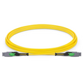 3m (10ft) MMC Jumper, MMC-16 APC (Female) to MMC-16 APC (Female), 16 Fibers, Single Mode (OS2), Plenum (OFNP), 0.35dB Max, Jumper Polarity, Yellow