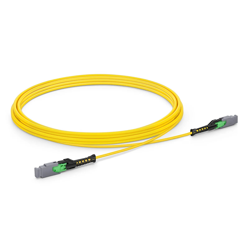 3m (10ft) MMC Jumper, MMC-16 APC (Female) to MMC-16 APC (Female), 16 Fibers, Single Mode (OS2), Plenum (OFNP), 0.35dB Max, Jumper Polarity, Yellow