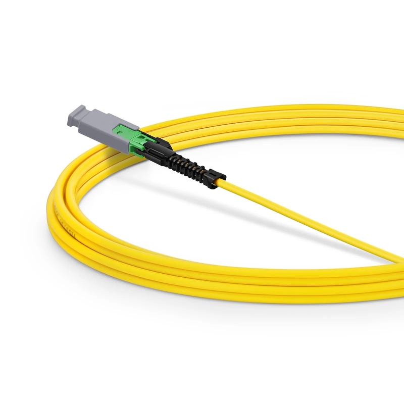 3m (10ft) MMC Jumper, MMC-16 APC (Female) to MMC-16 APC (Female), 16 Fibers, Single Mode (OS2), Plenum (OFNP), 0.35dB Max, Jumper Polarity, Yellow
