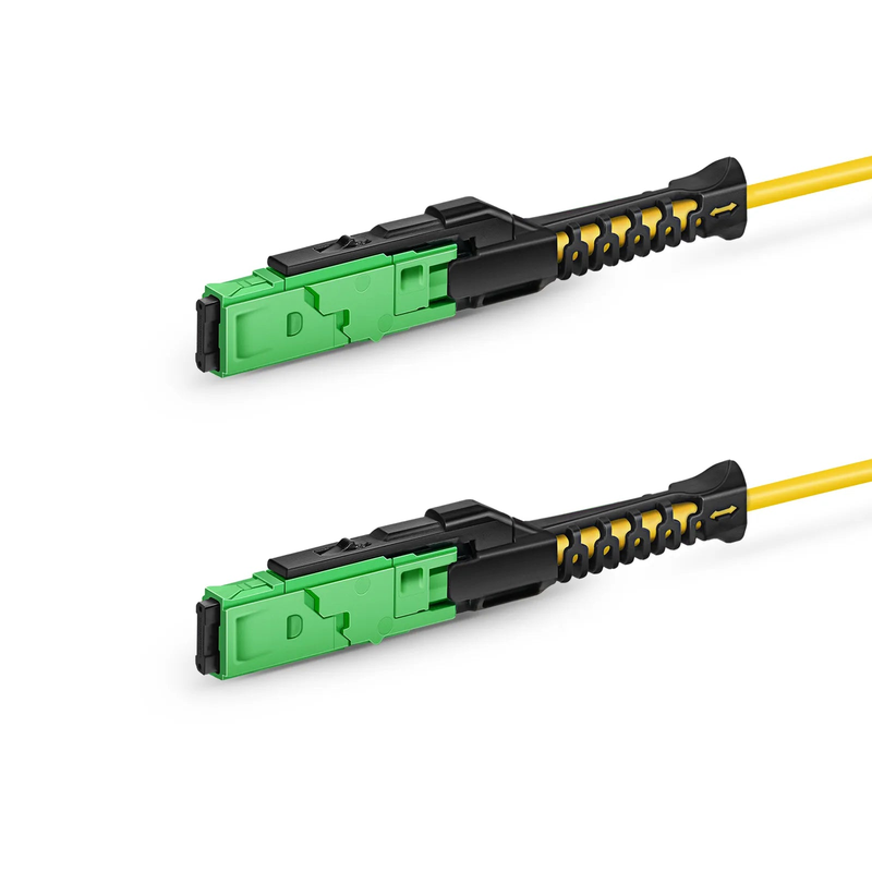 3m (10ft) MMC Jumper, MMC-16 APC (Female) to MMC-16 APC (Female), 16 Fibers, Single Mode (OS2), Plenum (OFNP), 0.35dB Max, Jumper Polarity, Yellow