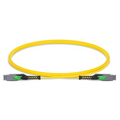 1m (3ft) MMC Jumper, MMC-16 APC (Female) to MMC-16 APC (Female), 16 Fibers, Single Mode (OS2), Plenum (OFNP), 0.35dB Max, Jumper Polarity, Yellow