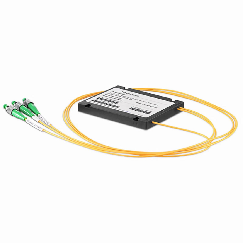 FSBR-1x2, Customized 1 x 2 Single Fiber DWDM Splitter Red/Blue C-band Filter