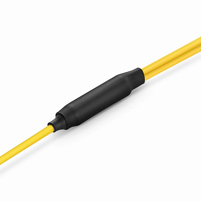 10m (33ft) MTP® Breakout Cable, MTP®-24 APC (Female) to 2 x MTP®-12 APC (Female), 24 Fibers, Single Mode (OS2), Plenum (OFNP), 0.35dB Max, Type A, Yellow