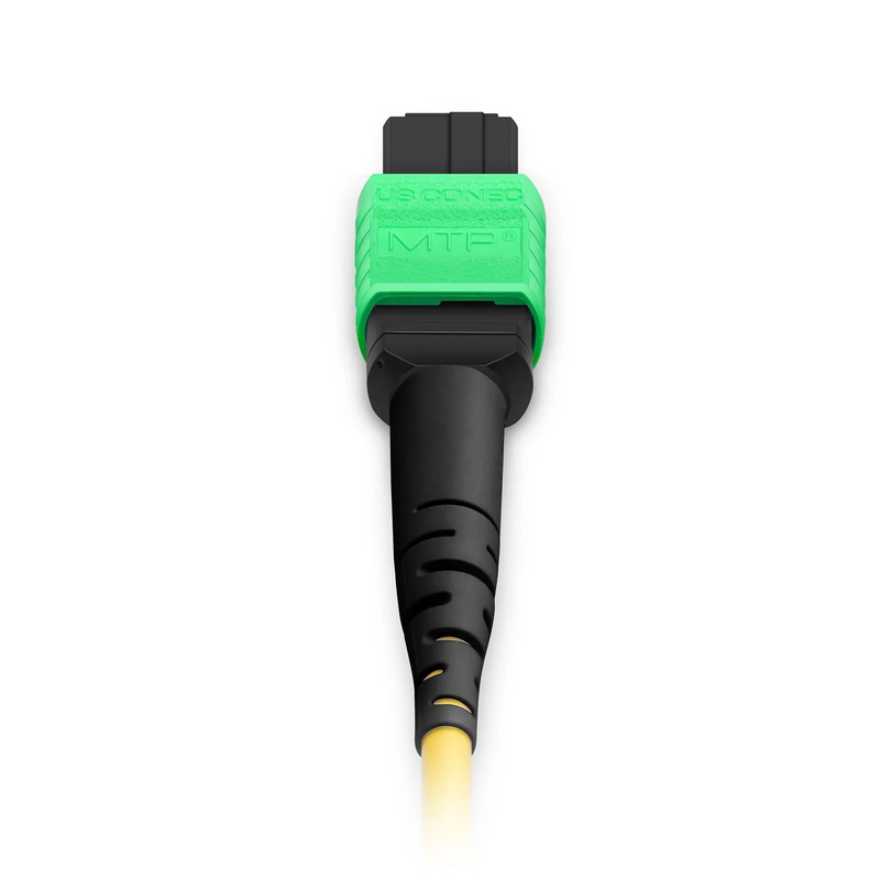 5m (16ft) MTP® Jumper, MTP®-16 APC (Female) to MTP®-16 APC (Female), 16 Fibers, Multimode (OM4), Plenum (OFNP), 0.35dB Max, Crossover, Magenta