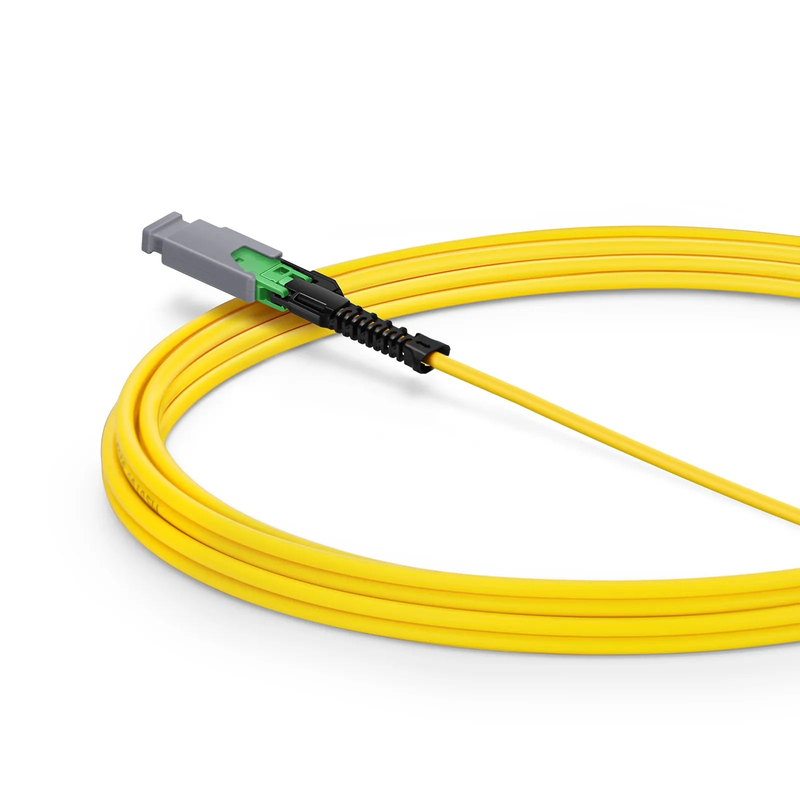 3m (10ft) MMC Jumper, MMC-16 APC (Female) to MTP®-16 APC (Female), 16 Fibers, Single Mode (OS2), Plenum (OFNP), 0.35dB Max, Jumper Polarity, Yellow