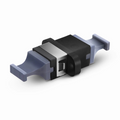US Conec MTP®/MPO-8/12/24 Black Fiber Optic Adapter/Coupler with Flange, Key Up to Down