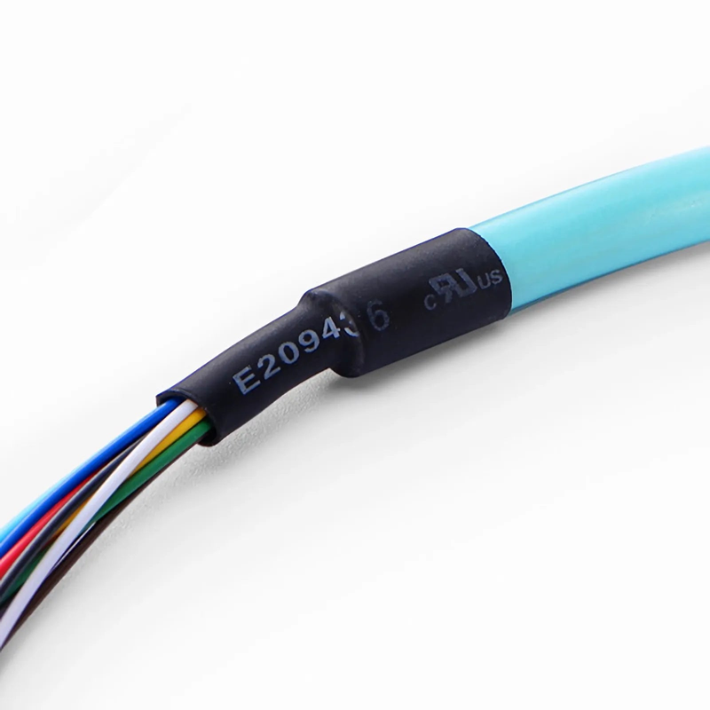 1.5m (5ft) Fiber Pigtail, LC UPC to Unterminated, 12 Fibers, Bunch, OM3 Multimode, PVC (Unrated), 0.9mm, Aqua
