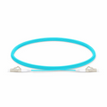 3m (10ft) Fiber Patch Cable, 1 Fiber, LC UPC Simplex to LC UPC Simplex, Multimode (OM4), Riser (OFNR), 1.2mm, Tight-Buffered, Aqua