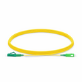 5m (16ft) Fiber Patch Cable, 1 Fiber, LC APC Simplex to SC APC Simplex, Single Mode (OS2), Riser (OFNR), 1.2mm, Tight-Buffered, Yellow