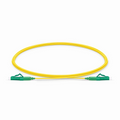 2m (7ft) Fiber Patch Cable, 1 Fiber, LC APC Simplex to LC APC Simplex, Single Mode (OS2), Riser (OFNR), 1.2mm, Tight-Buffered, Yellow
