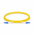 3m (10ft) Fiber Patch Cable, 2 Fibers, CS™ UPC Duplex to CS™ UPC Duplex Uniboot, Single Mode (OS2), Riser (OFNR), 2.0mm, Yellow, for 200/400G Network Connection
