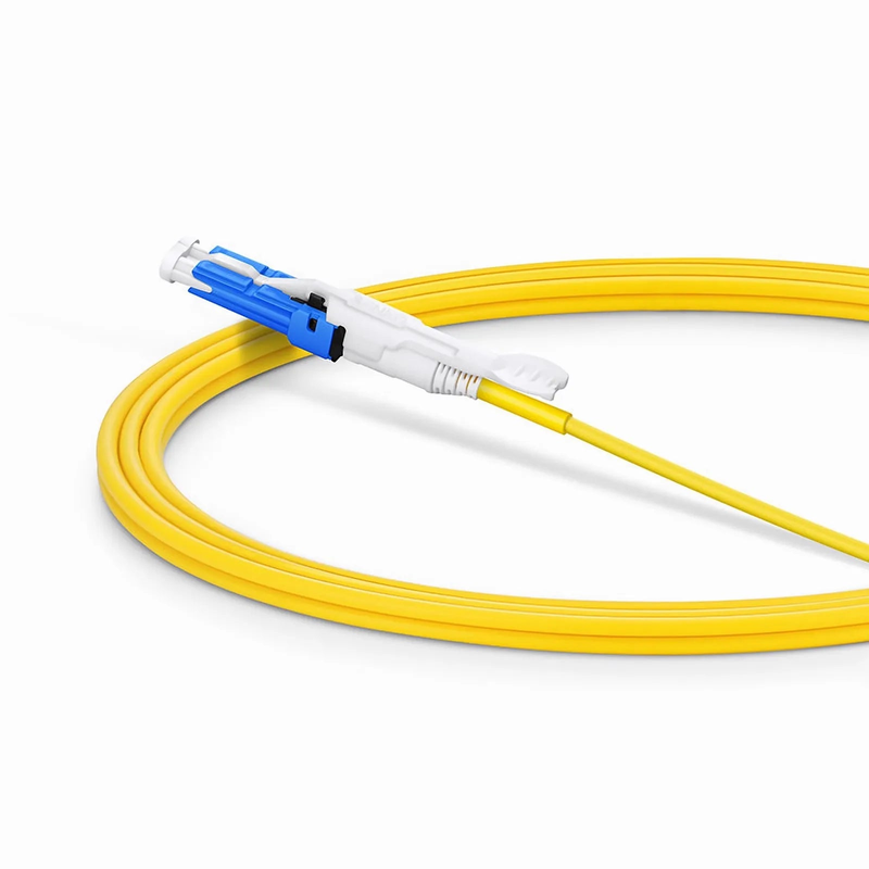 2m (7ft) Fiber Patch Cable, 2 Fibers, CS™ UPC Duplex to CS™ UPC Duplex Uniboot, Single Mode (OS2), Riser (OFNR), 2.0mm, Yellow, for 200/400G Network Connection
