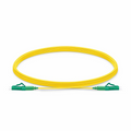 5m (16ft) Fiber Patch Cable, 1 Fiber, LC APC Simplex to LC APC Simplex, Single Mode (OS2), Riser (OFNR), 1.2mm, Tight-Buffered, Yellow