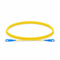5m (16ft) Fiber Patch Cable, 1 Fiber, SC UPC Simplex to SC UPC Simplex, Single Mode (OS2), LSZH, 1.2mm, Tight-Buffered, Yellow
