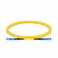 2m (7ft) Fiber Patch Cable, 2 Fibers, SN UPC Duplex to SN UPC Duplex Uniboot, Single Mode (OS2), Riser (OFNR), 1.6mm, Yellow, for 400G Network Connection