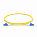 2m (7ft) Fiber Patch Cable, 2 Fibers, LC UPC Duplex to LC UPC Duplex, Single Mode (OS2), Riser (OFNR), 1.2mm, Tight-Buffered, Yellow