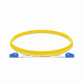 5m (16ft) Fiber Patch Cable, 2 Fibers, LC UPC Duplex to LC UPC Duplex, Single Mode (OS2), Riser (OFNR), 1.2mm, Tight-Buffered, Yellow
