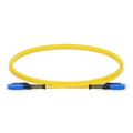 1m (3ft) Fiber Patch Cable, 2 Fibers, MDC UPC Duplex to MDC UPC Duplex Uniboot, Single Mode (OS2), Riser (OFNR), 2.0mm, Yellow, for 100/400/800G Network Connection