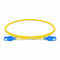 2m (7ft) Fiber Patch Cable, 2 Fibers, SC UPC Duplex to SC UPC Duplex, Single Mode (OS2), Riser (OFNR), 1.2mm, Tight-Buffered, Yellow