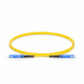 1m (3ft) Fiber Patch Cable, 2 Fibers, SN UPC Duplex to SN UPC Duplex Uniboot, Single Mode (OS2), Riser (OFNR), 1.6mm, Yellow, for 400G Network Connection