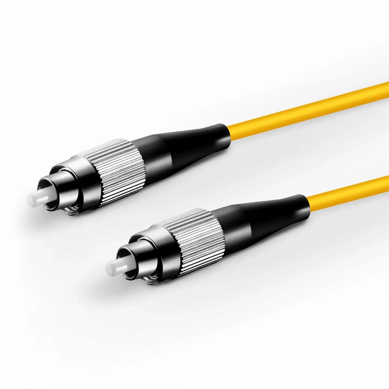 1m (3ft) Fiber Patch Cable, 1 Fiber, FC UPC Simplex to FC UPC Simplex, Single Mode (OS2), Riser (OFNR), 2.0mm, Tight-Buffered, Yellow