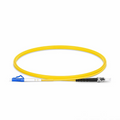 1m (3ft) Fiber Patch Cable, 1 Fiber, LC UPC Simplex to ST UPC Simplex, Single Mode (OS2), Riser (OFNR), 2.0mm, Tight-Buffered, Yellow