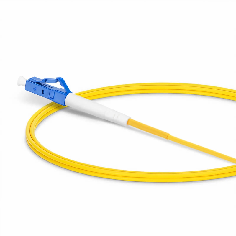 1m (3ft) Fiber Patch Cable, 1 Fiber, LC UPC Simplex to FC APC Simplex, Single Mode (OS2), Riser (OFNR), 2.0mm, Tight-Buffered, Yellow