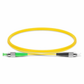 1m (3ft) Fiber Patch Cable, 1 Fiber, FC APC Simplex to FC UPC Simplex, Single Mode (OS2), Riser (OFNR), 2.0mm, Tight-Buffered, Yellow