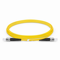 2m (7ft) Fiber Patch Cable, 2 Fibers, ST UPC to ST UPC, Single Mode (OS2), Riser (OFNR), 2.0mm, Tight-Buffered, Yellow