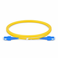 1m (3ft) Fiber Patch Cable, 2 Fibers, SC UPC Duplex to SC UPC Duplex, Single Mode (OS2), Riser (OFNR), 2.0mm, Tight-Buffered, Yellow