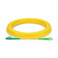 10m (33ft) Fiber Patch Cable, 1 Fiber, LC APC Simplex to SC APC Simplex, Single Mode (OS2), Riser (OFNR), 2.0mm, Tight-Buffered, Yellow