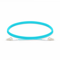 5m (16ft) Fiber Patch Cable, 1 Fiber, LC UPC Simplex to LC UPC Simplex, Multimode (OM4), Riser (OFNR), 1.2mm, Tight-Buffered, Aqua