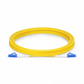 5m (16ft) Fiber Patch Cable, 1 Fiber, G.657.A2, LC UPC Simplex to LC UPC Simplex, Single Mode (OS2), Riser (OFNR), 2.0mm, Tight-Buffered, Yellow