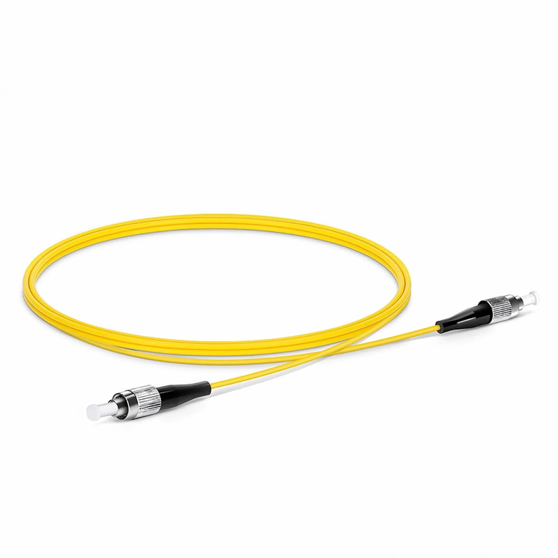 1m (3ft) Fiber Patch Cable, 1 Fiber, FC UPC Simplex to FC UPC Simplex, Single Mode (OS2), Riser (OFNR), 2.0mm, Tight-Buffered, Yellow