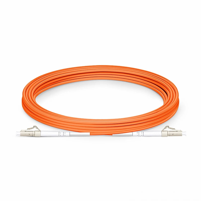 5m (16ft) Fiber Patch Cable, 1 Fiber, G.651, LC UPC Simplex to LC UPC Simplex, Multimode (OM1), Riser (OFNR), 2.0mm, Tight-Buffered, Orange
