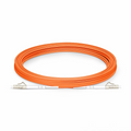 5m (16ft) Fiber Patch Cable, 1 Fiber, G.651, LC UPC Simplex to LC UPC Simplex, Multimode (OM1), Riser (OFNR), 2.0mm, Tight-Buffered, Orange