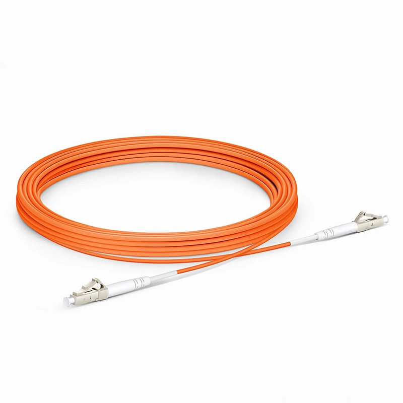 5m (16ft) Fiber Patch Cable, 1 Fiber, G.651, LC UPC Simplex to LC UPC Simplex, Multimode (OM1), Riser (OFNR), 2.0mm, Tight-Buffered, Orange