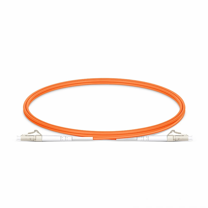 1m (3ft) Fiber Patch Cable, 1 Fiber, G.651, LC UPC Simplex to LC UPC Simplex, Multimode (OM1), Riser (OFNR), 2.0mm, Tight-Buffered, Orange