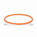 1m (3ft) Fiber Patch Cable, 1 Fiber, G.651, LC UPC Simplex to LC UPC Simplex, Multimode (OM1), Riser (OFNR), 2.0mm, Tight-Buffered, Orange