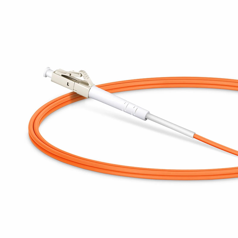 1m (3ft) Fiber Patch Cable, 1 Fiber, G.651, LC UPC Simplex to LC UPC Simplex, Multimode (OM1), Riser (OFNR), 2.0mm, Tight-Buffered, Orange