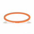 2m (7ft) Fiber Patch Cable, 1 Fiber, G.651, LC UPC Simplex to LC UPC Simplex, Multimode (OM1), Riser (OFNR), 2.0mm, Tight-Buffered, Orange