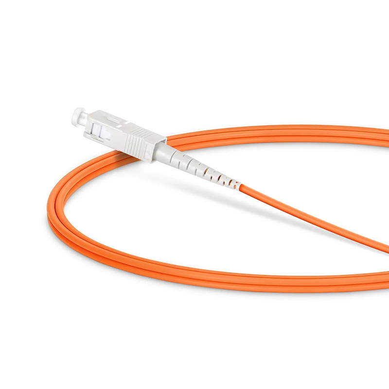 1m (3ft) Fiber Patch Cable, 1 Fiber, G.651, SC UPC Simplex to SC UPC Simplex, Multimode (OM1), Riser (OFNR), 2.0mm, Tight-Buffered, Orange