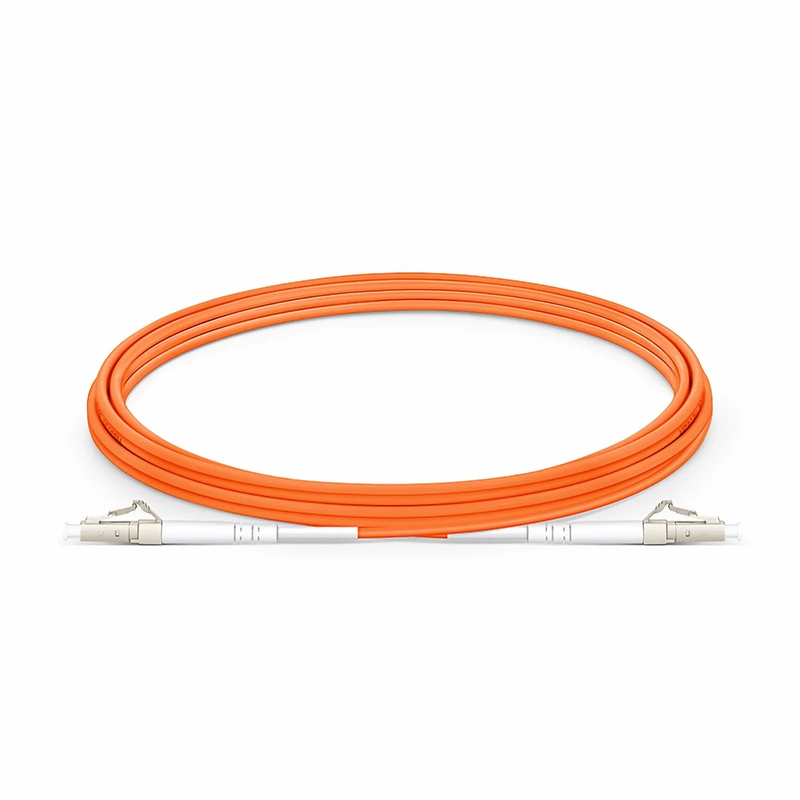 3m (10ft) Fiber Patch Cable, 1 Fiber, G.651, LC UPC Simplex to LC UPC Simplex, Multimode (OM1), Riser (OFNR), 2.0mm, Tight-Buffered, Orange