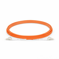 3m (10ft) Fiber Patch Cable, 1 Fiber, G.651, LC UPC Simplex to LC UPC Simplex, Multimode (OM1), Riser (OFNR), 2.0mm, Tight-Buffered, Orange