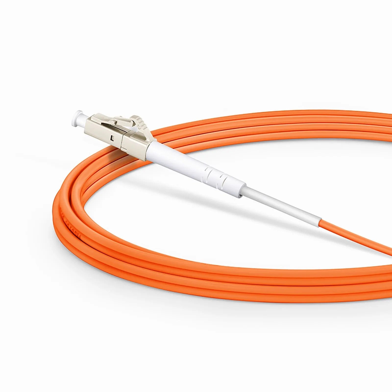 3m (10ft) Fiber Patch Cable, 1 Fiber, G.651, LC UPC Simplex to LC UPC Simplex, Multimode (OM1), Riser (OFNR), 2.0mm, Tight-Buffered, Orange